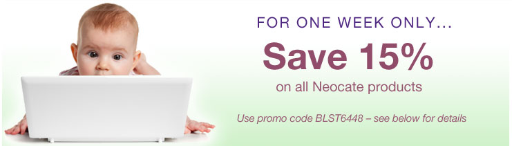 Save 15% off of your Neocate order